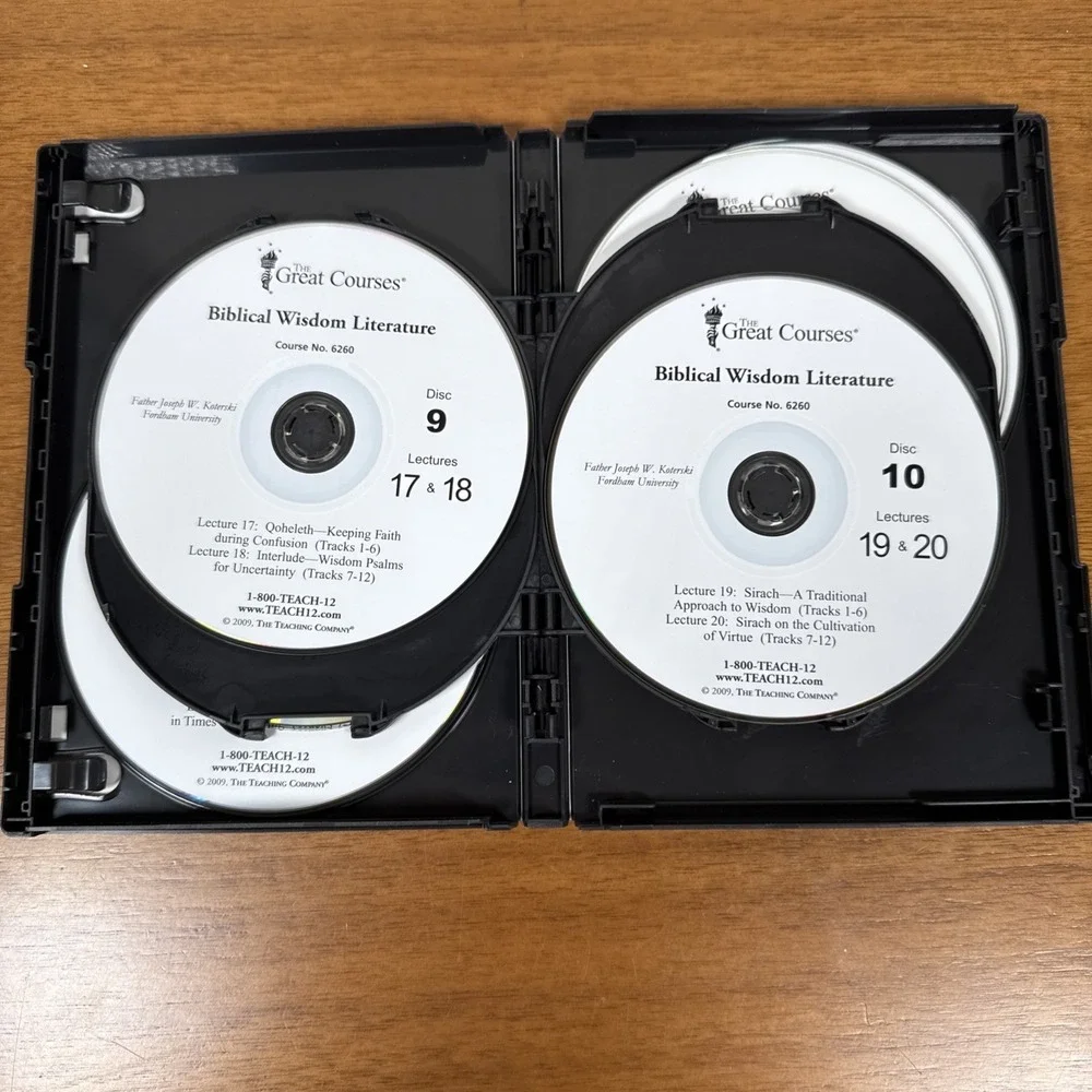 The Great Courses Religion Biblical Wisdom Literature Parts 1-3 DVD Set Koterski - Picture 9 of 14